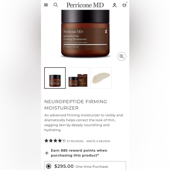 NIB Perricone MD NEUROPEPTIDE FIRMING MOISTURIZER - Picture 2 of 2